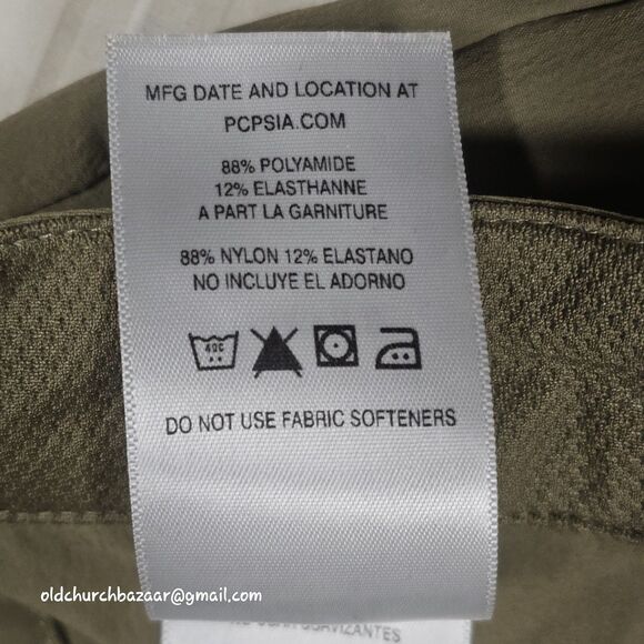 Patagonia Womens Zipper Cargo Pockets Brown tan  Pinyon Pines Pants Sz 6 NW-OT - Picture 16 of 16